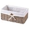 Vintiquewise Shelf Basket, Brown, Fabric: Polyester QI003084 - alternate 1